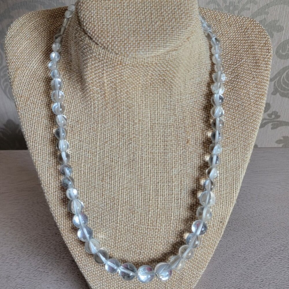 Moonstone White Magic Glass Necklace